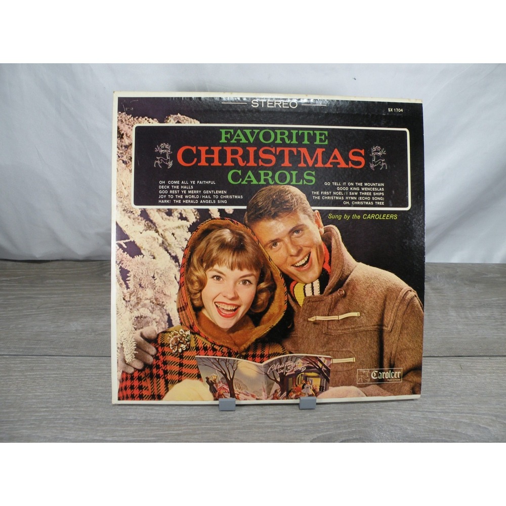 Favorite Christmas Carols The Caroleers SR 1704 Stereo Vinyl LP Record Vintage